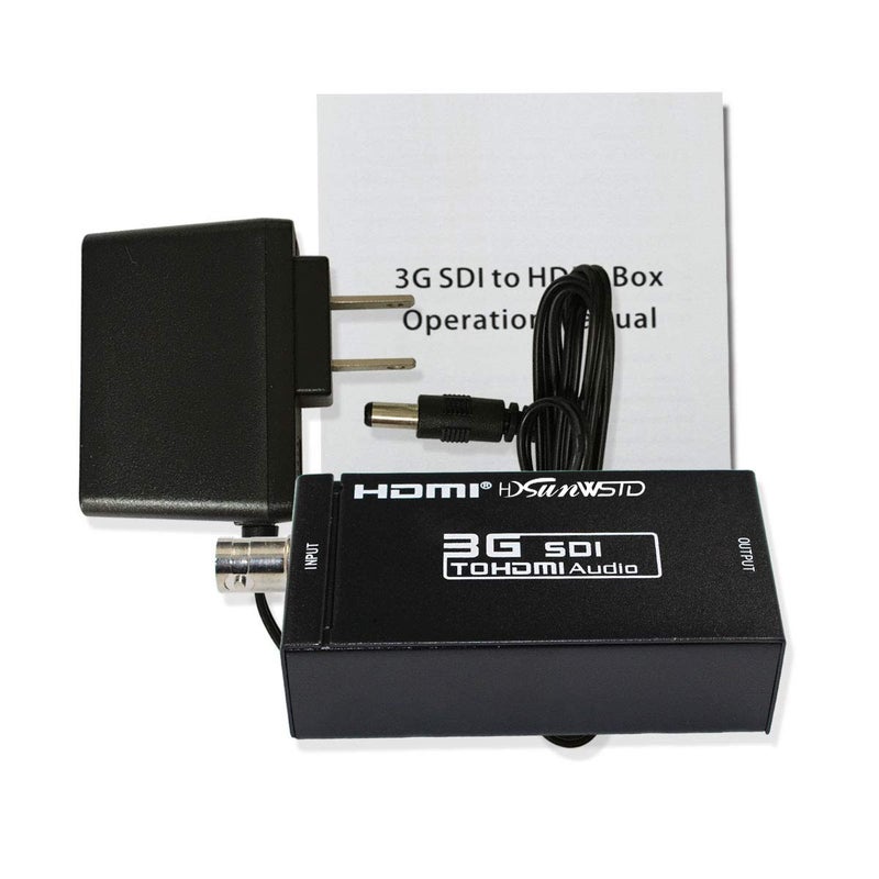 HDSUNWSTD 1080P 3G HDMI to SDI BNC Converter + SDI to HDMI Converter HDMI SDI/BNC Extender Over Single 100m/328ft Coaxial Cables - Image 5